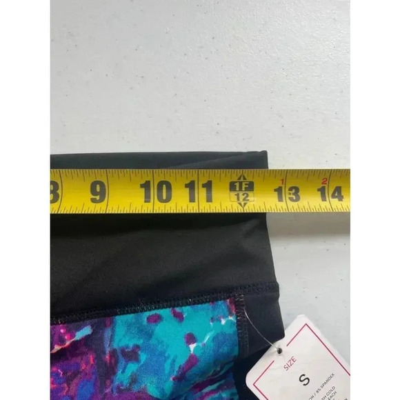NWT Women's PopFit Multicolor Leggings Size‎ S Yoga Pants 0305 - Picture 9 of 10